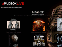 Tablet Screenshot of mudboxlive.com